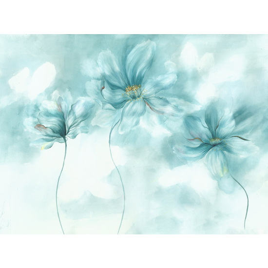 Papel pintado panorámico - Flores