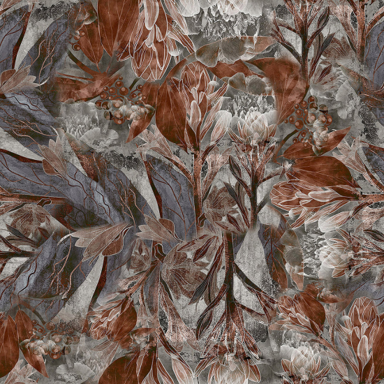 Papel pintado panorámico - Flores