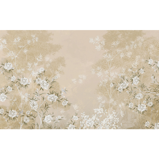 Papel pintado panorámico - Flores