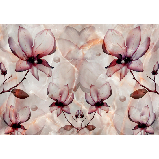 Papel pintado panorámico - Flores