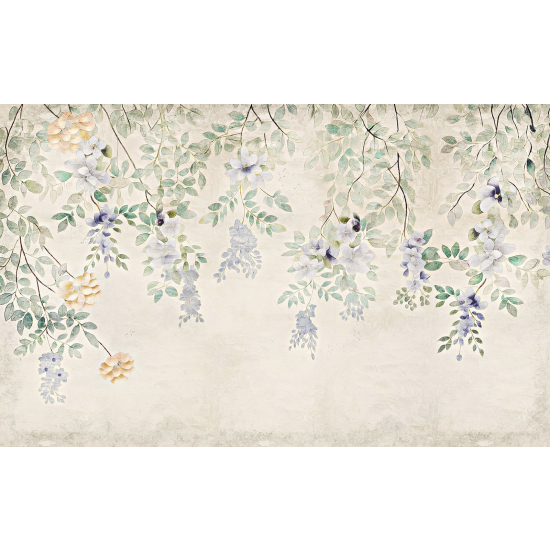 Papel pintado panorámico - Flores