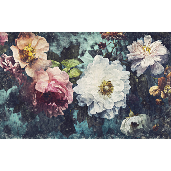 Papel pintado panorámico - Flores