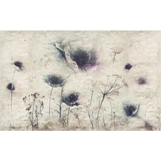Papel pintado panorámico - Flores