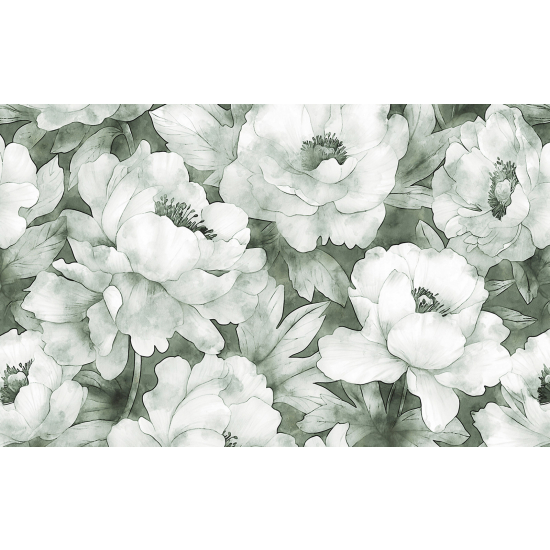 Papel pintado panorámico - Flores