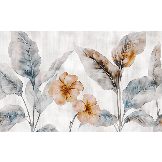 Papel pintado panorámico - Flores