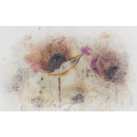 Papel pintado panorámico - Flores