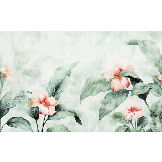 Papel pintado panorámico - Flores