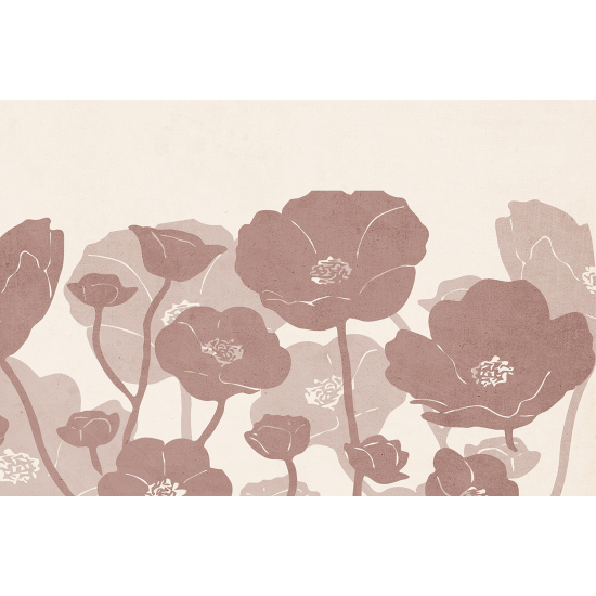 Papel pintado panorámico - Flores