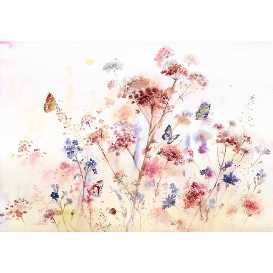 Papel pintado panorámico - Flores
