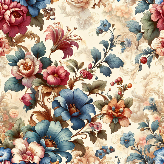 Papel pintado panorámico - Flores