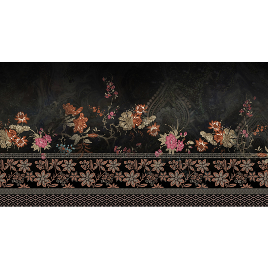 Papel pintado panorámico - Flores