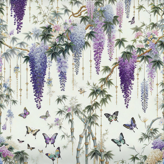 Papel pintado panorámico - Flores