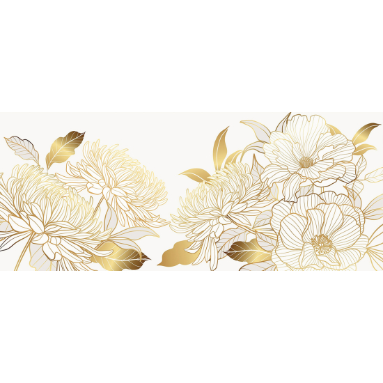 Papel pintado panorámico - Flores