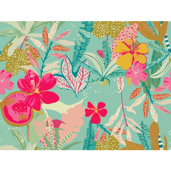Papel pintado panorámico - Flores