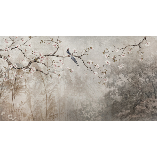 Papel pintado panorámico - Flores