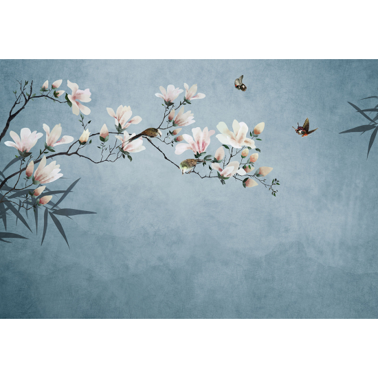 Papel pintado panorámico - Flores