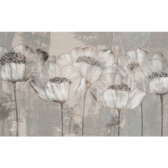Papel pintado panorámico - Flores