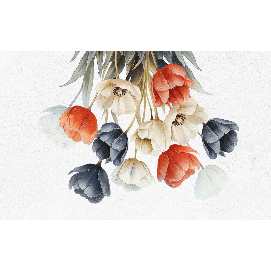 Papel pintado panorámico - Flores