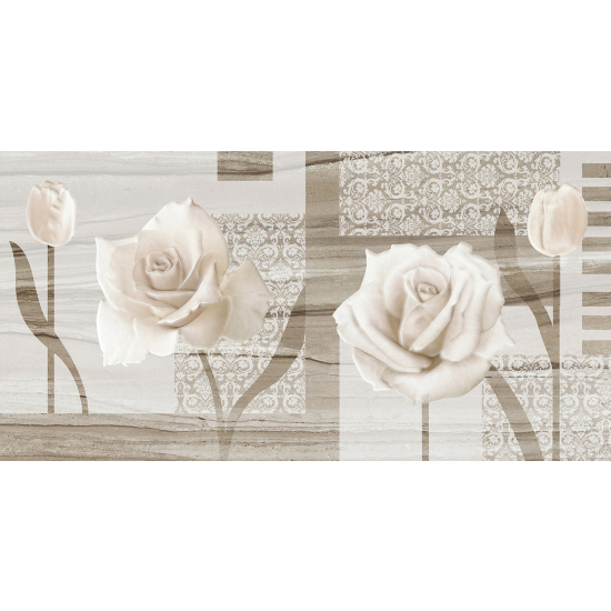 Papel pintado panorámico - Flores