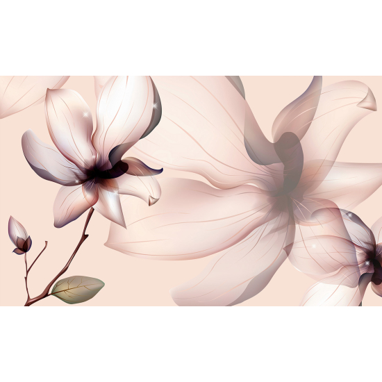 Papel pintado panorámico - Flores