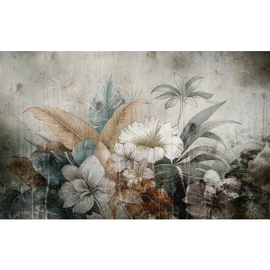 Papel pintado panorámico - Flores