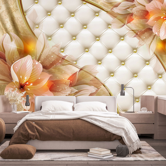 Papel pintado panorámico - Flores Capitones