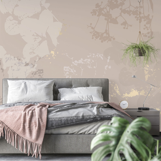 Papel pintado panorámico - Flores Diseño