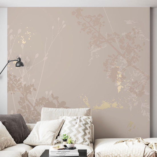 Papel pintado panorámico - Flores Diseño