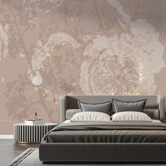 Papel pintado panorámico - Flores Diseño