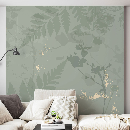 Papel pintado panorámico - Flores Diseño