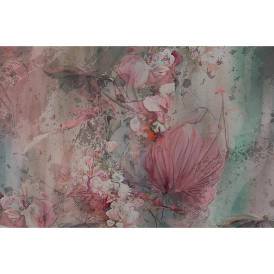 Papel pintado panorámico - Flores Diseño
