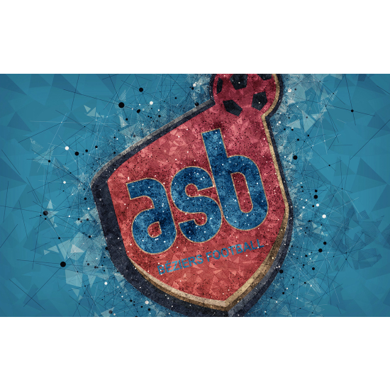 Papel pintado panorámico Foot / Fútbol - ASB - Avenir deportivo Béziers