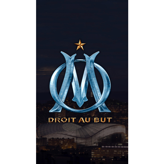 Papel pintado panorámico Foot / Fútbol - OM - Olympique de Marsella