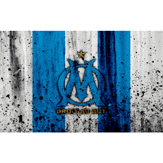 Papel pintado panorámico Foot / Fútbol - OM - Olympique de Marsella