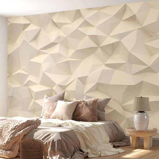 Papel pintado panorámico - Formas Geométricas Efecto 3D