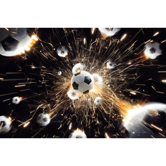 Papel pintado panorámico Fútbol / Balón de fútbol - Balones de fútbol