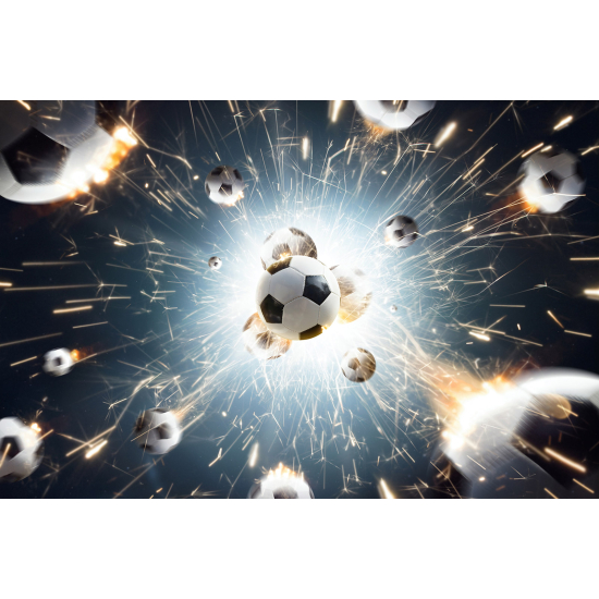 Papel pintado panorámico Fútbol / Balón de fútbol - Balones de fútbol