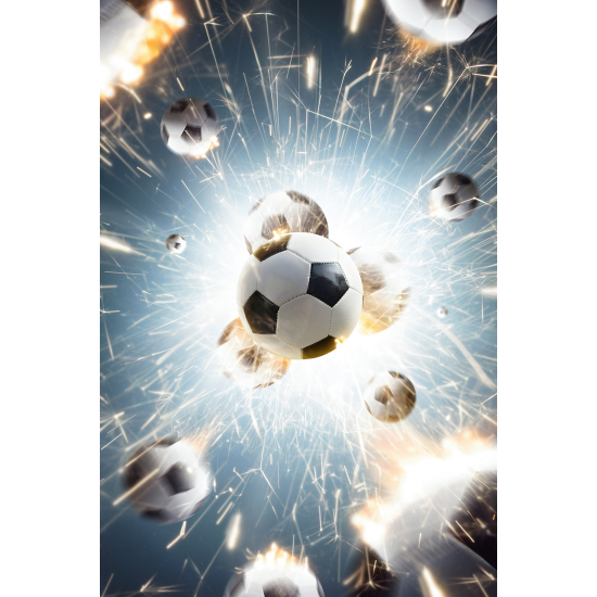 Papel pintado panorámico Fútbol / Balón de fútbol - Balones de fútbol
