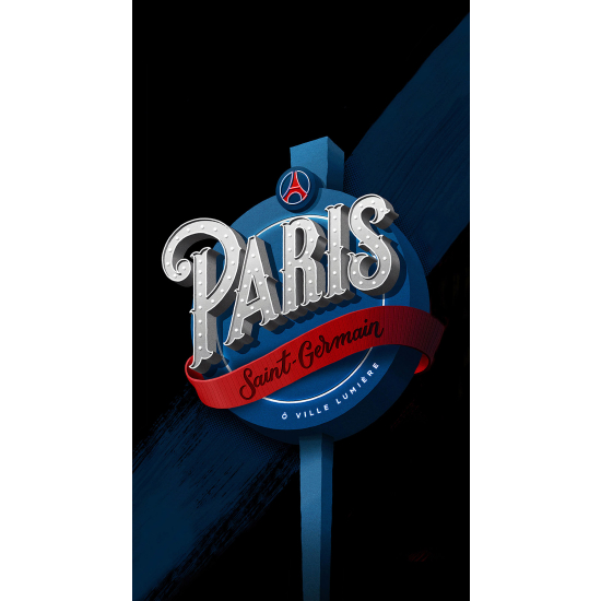 Papel pintado panorámico Fútbol / Fútbol - PSG - Paris Saint Germain