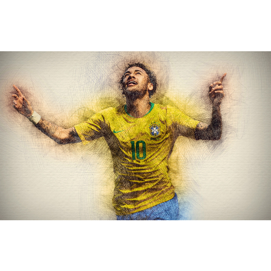 Papel pintado panorámico Fútbol - Jugador de Fútbol