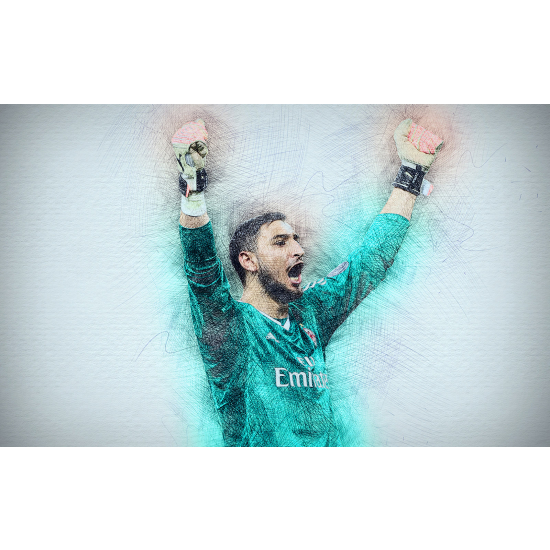 Papel pintado panorámico Fútbol - Jugador de Fútbol