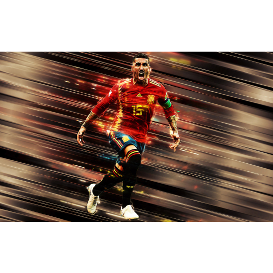 Papel pintado panorámico Fútbol - Jugador de Fútbol