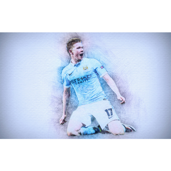 Papel pintado panorámico Fútbol - Jugador de Fútbol