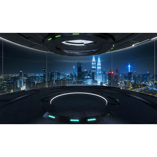 Papel pintado panorámico - Futurista