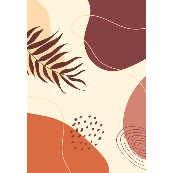 Papel pintado panorámico - Hoja Boho