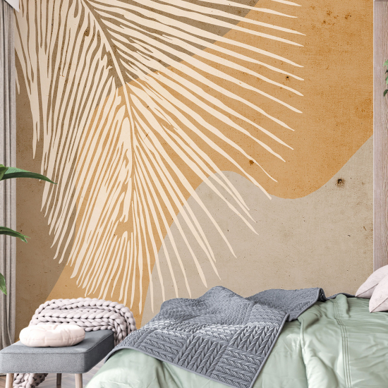 Papel pintado panorámico - Hoja de palmera Diseño