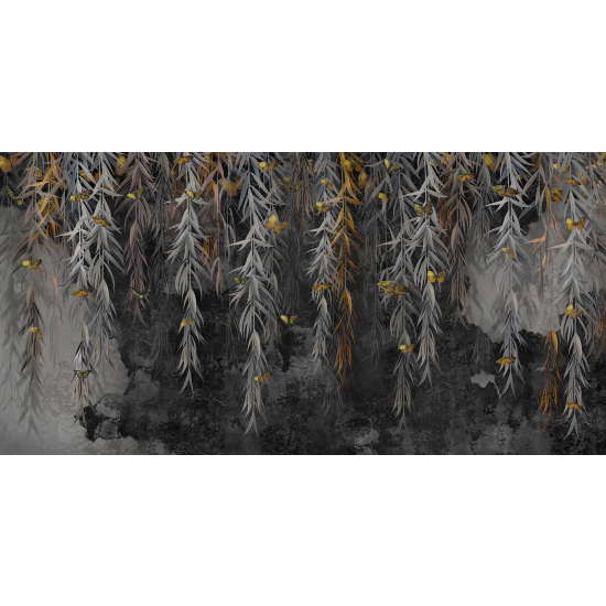 Papel pintado panorámico - Hojas