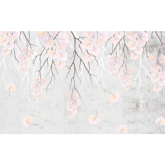 Papel pintado panorámico - Hojas