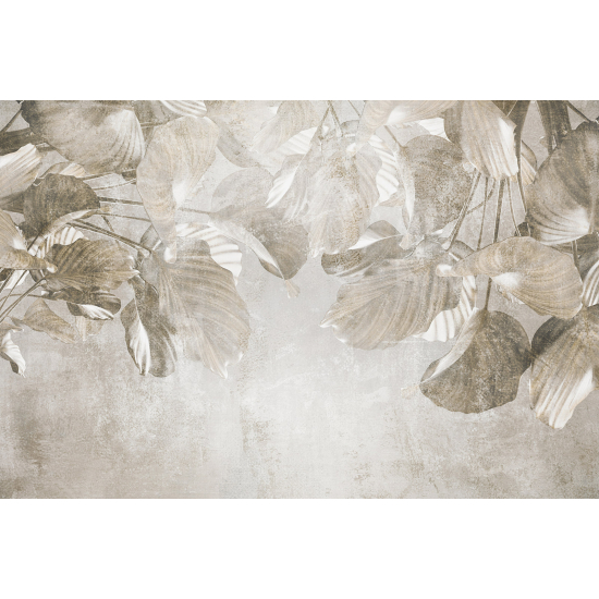 Papel pintado panorámico - Hojas