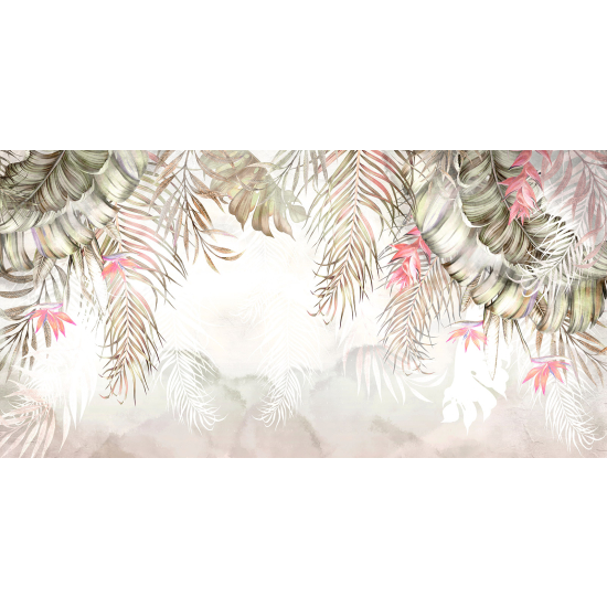 Papel pintado panorámico - Hojas